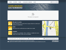 Tablet Screenshot of centroluisnumeriano.com.br